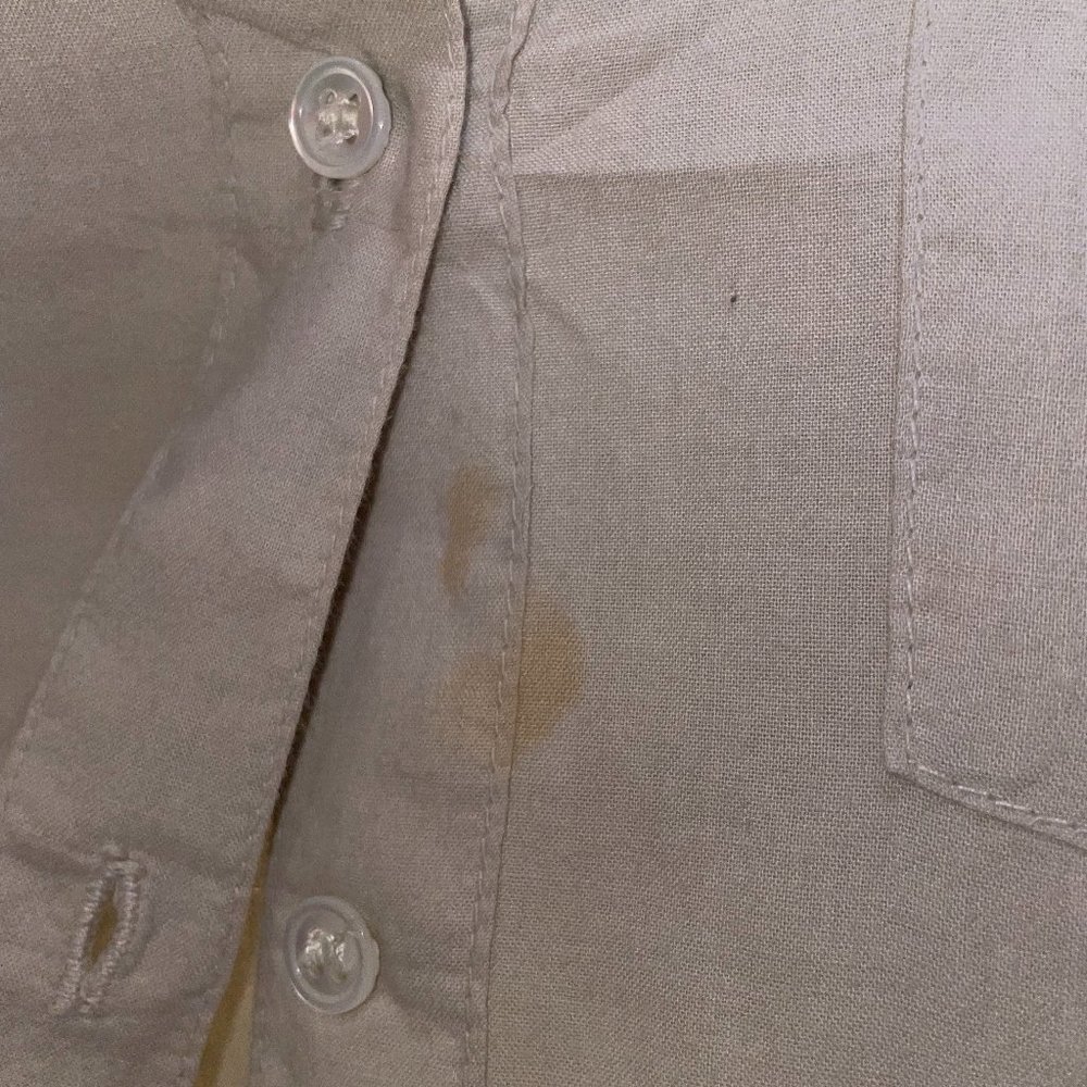 James Perse Contrast Ribbed Surplus Shirt - Picture 7 of 7